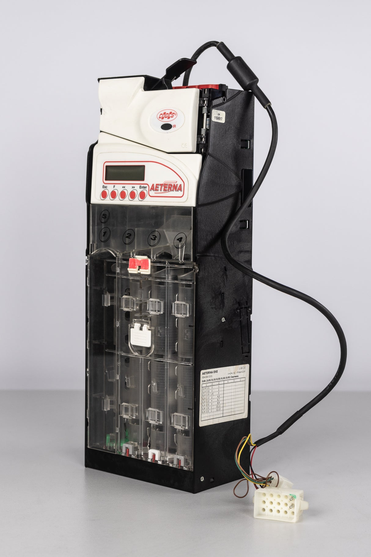 Münzwechsler gebraucht COGES Aeterna 5-Tuben inkl. Einbau